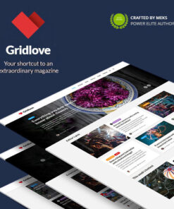 Gridlove – Creative Grid Style News & Magazine WordPress Theme