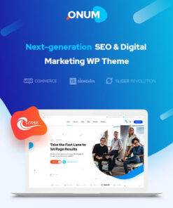 Onum – SEO & amp; Marketing Elementor WordPress Theme