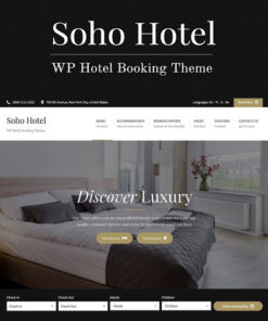Soho Hotel Booking – Hotel WordPress Theme
