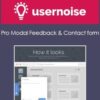 Usernoise Pro Modal Feedback & Contact form