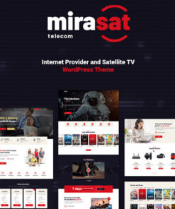 Mirasat – Internet Provider and Satellite TV WordPress Theme