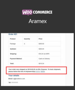 WooCommerce Aramex